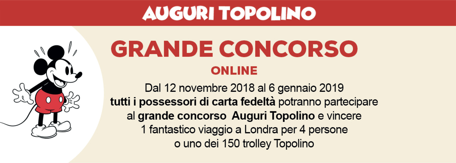 Auguri Topolino - Slider